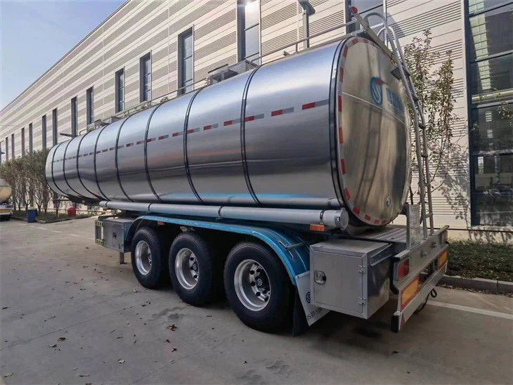 40000L 3 Axles Fuel Tank Truck Semi Trailer